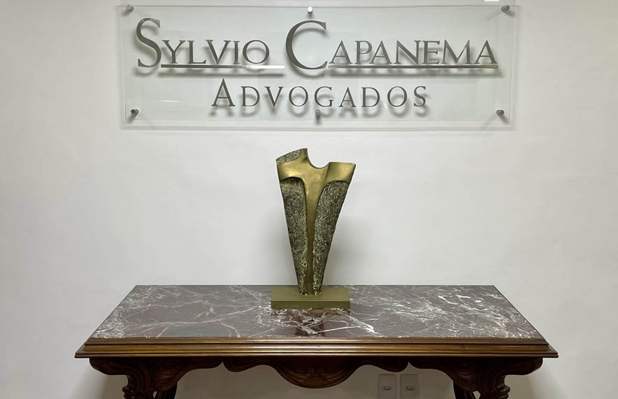 Recepção — placa Sylvio Capanema Advogados